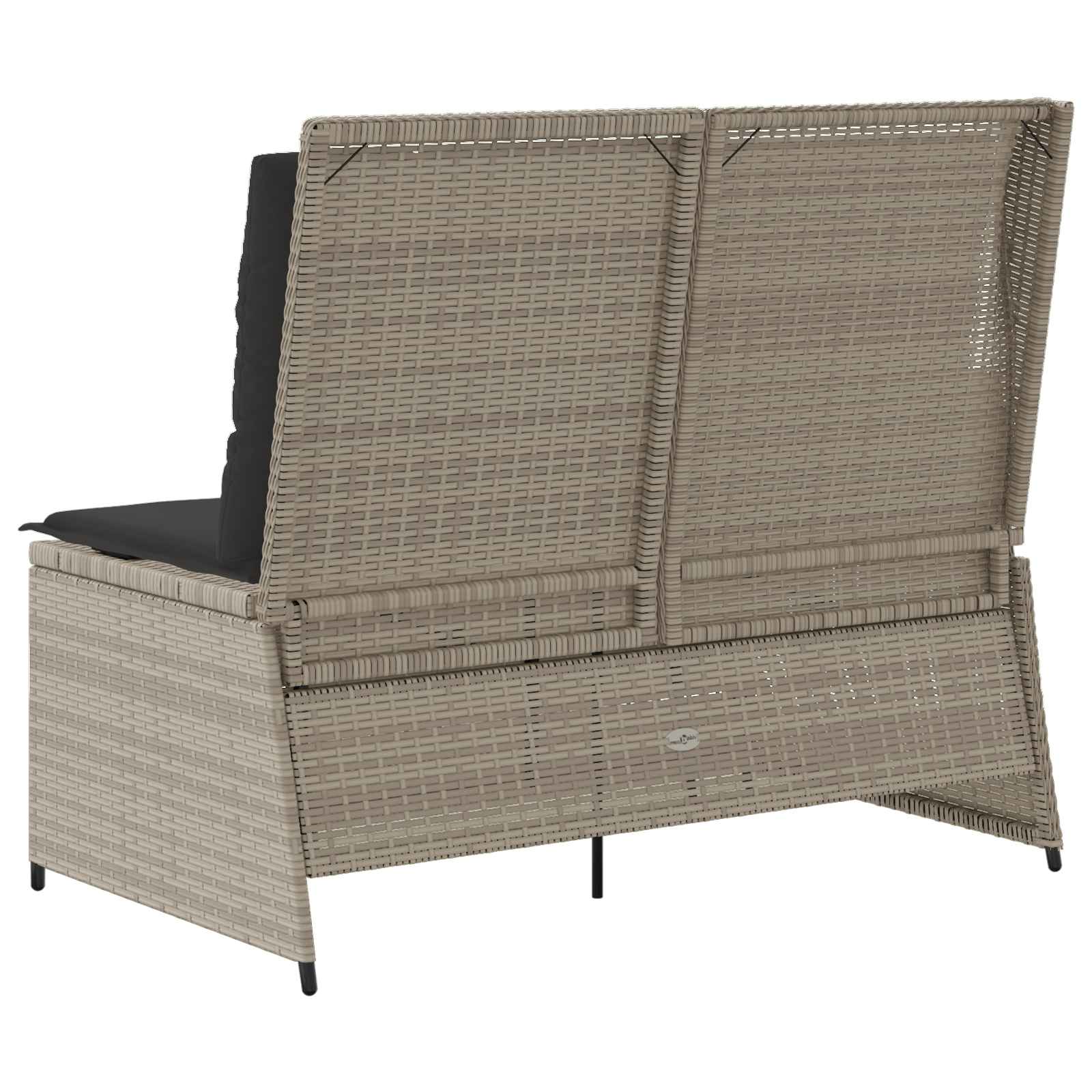 Banc de jardin Gris clair polyrotin - XIOS