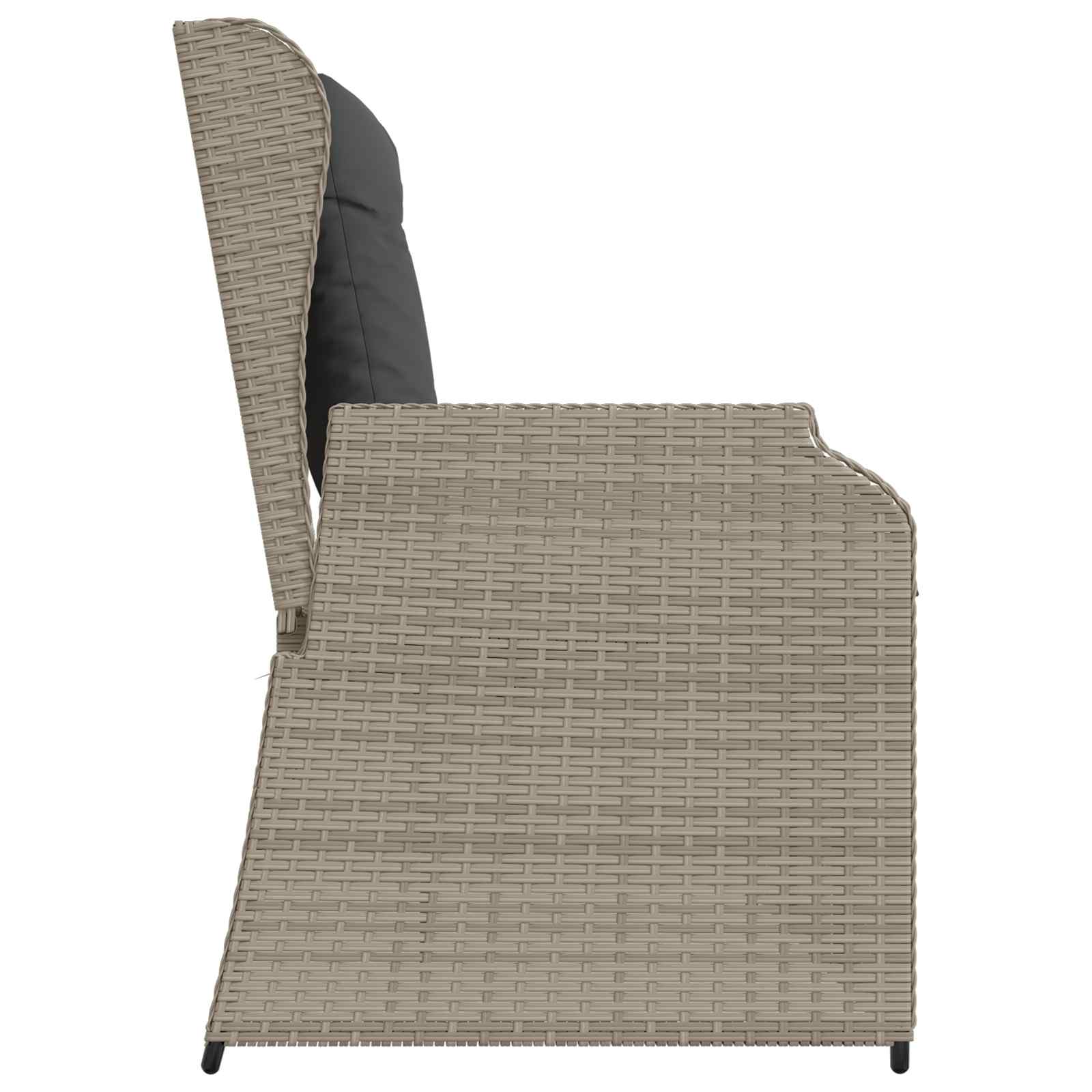 Banc de jardin Gris clair polyrotin - XIOS