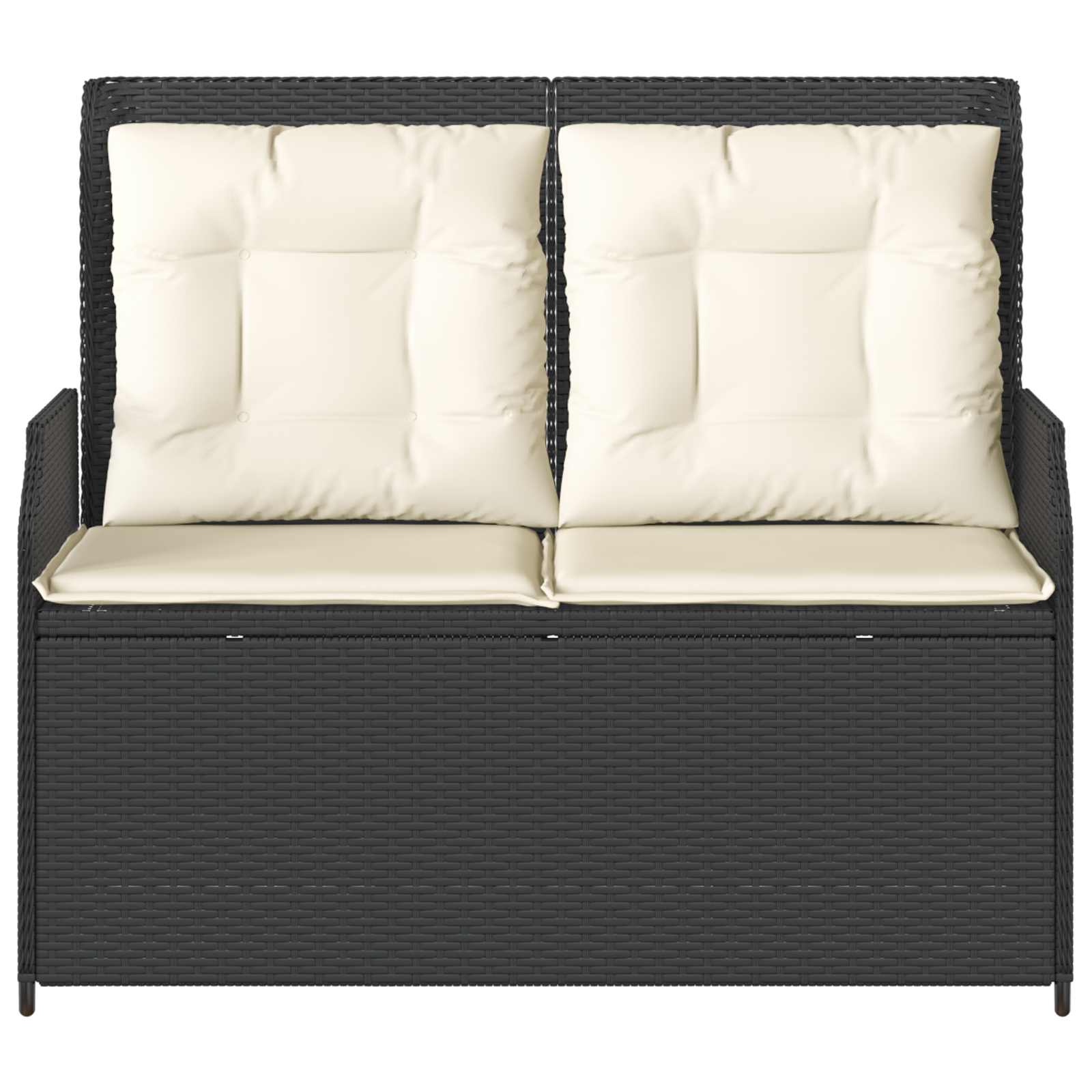 Banc de jardin Noir polyrotin - XIOS