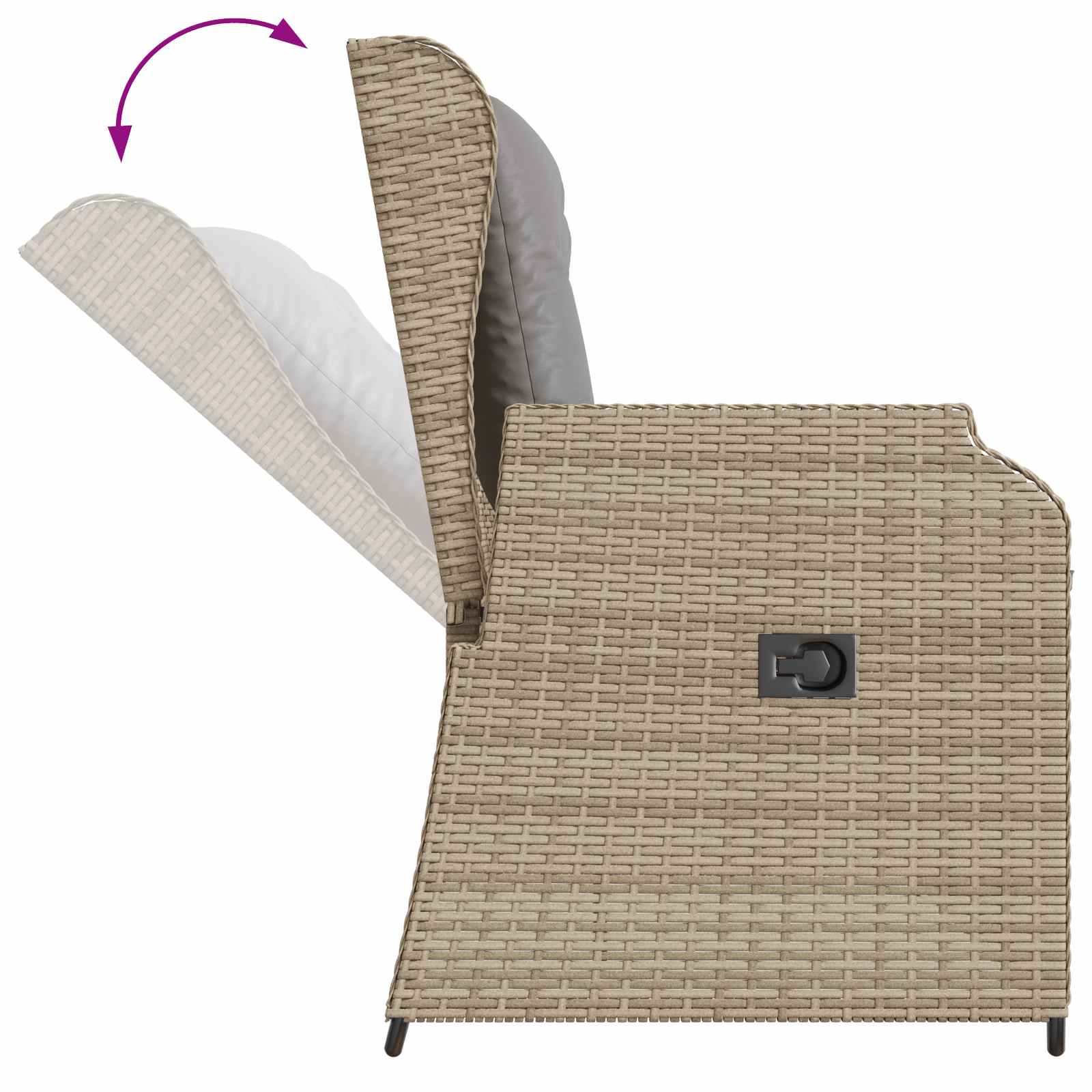 Banc de jardin Beige polyrotin - XIOS
