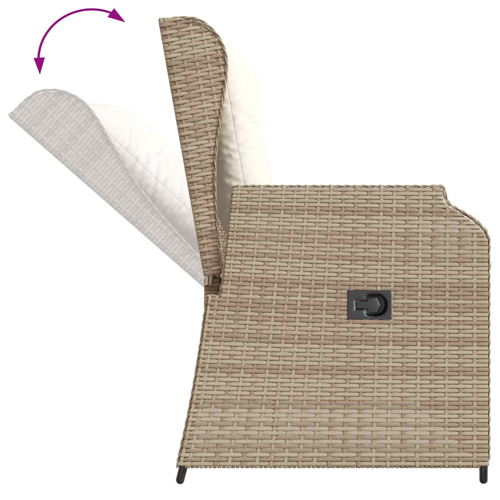Banc de jardin Beige polyrotin - XIOS