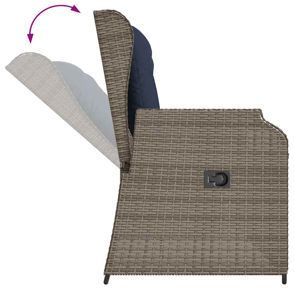 Banc de jardin Gris polyrotin - XIOS
