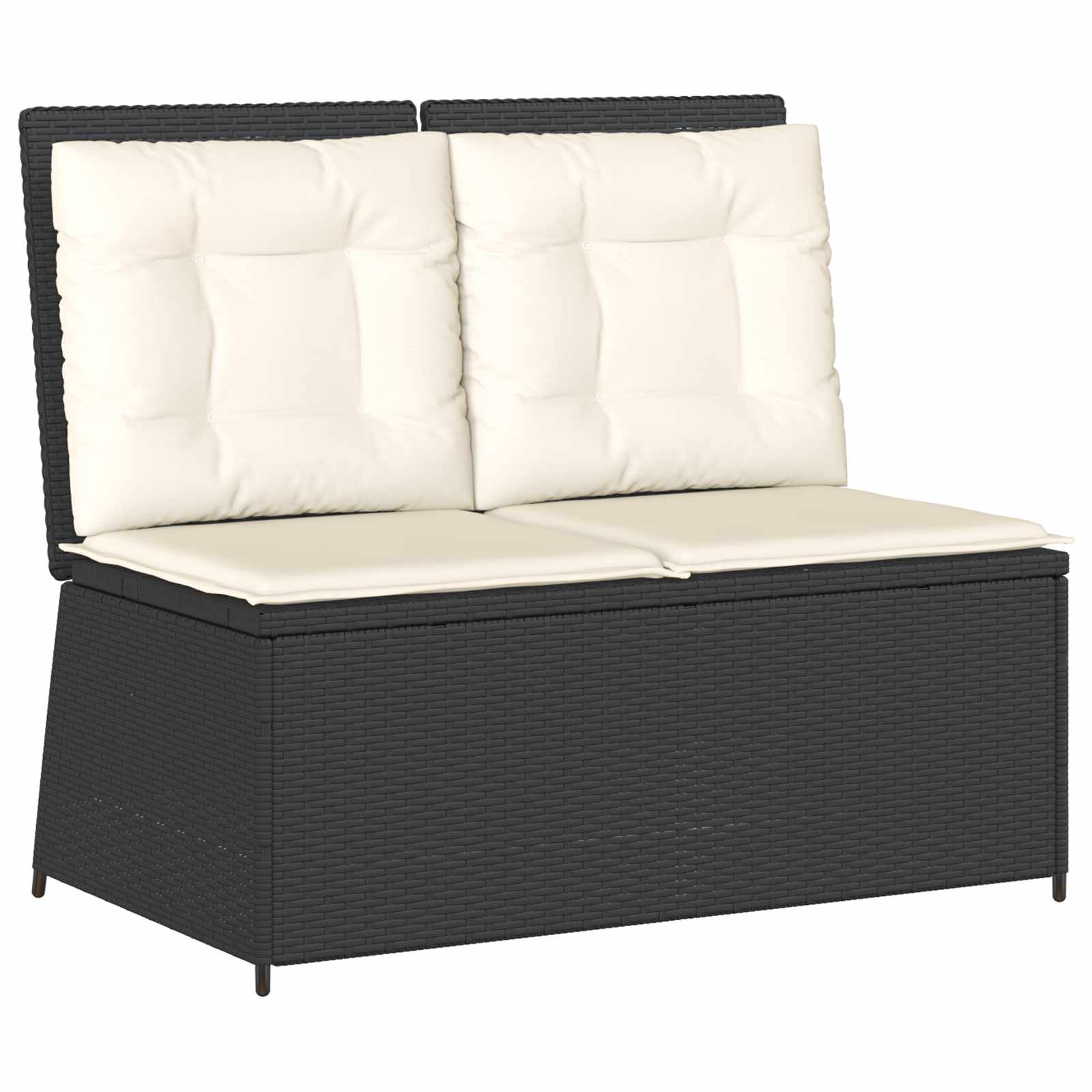 Banc de jardin Noir polyrotin - XIOS