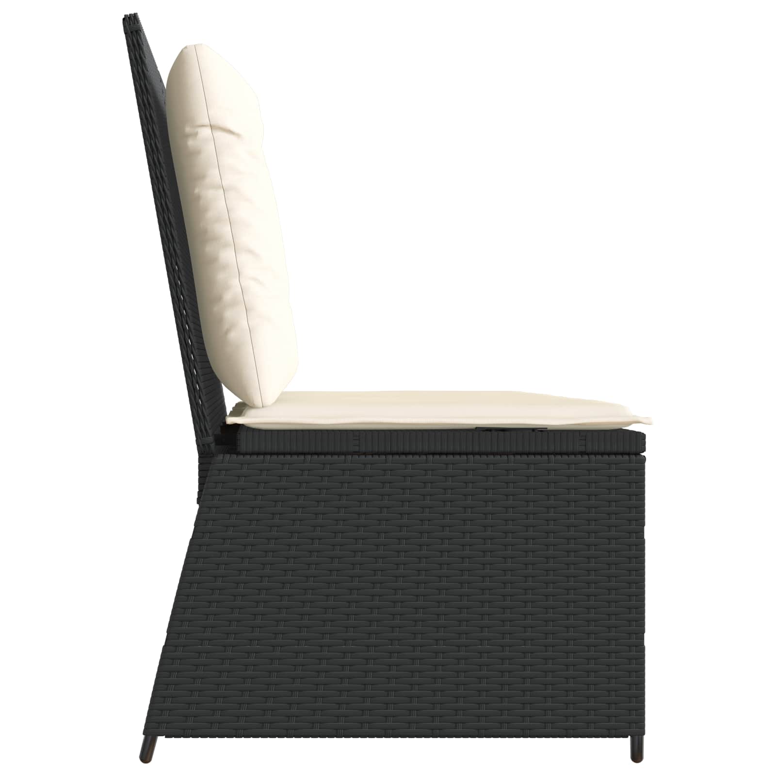 Banc de jardin Noir polyrotin - XIOS