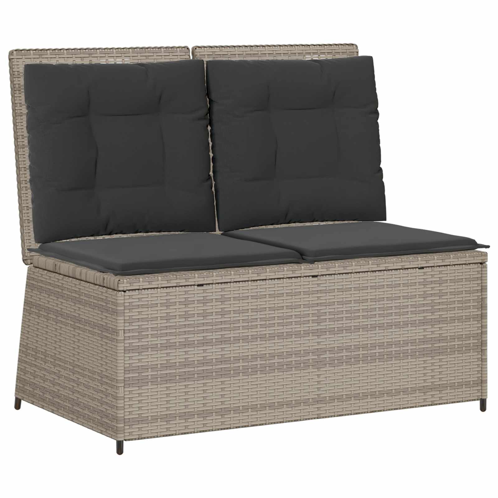 Banc de jardin Gris clair polyrotin - XIOS