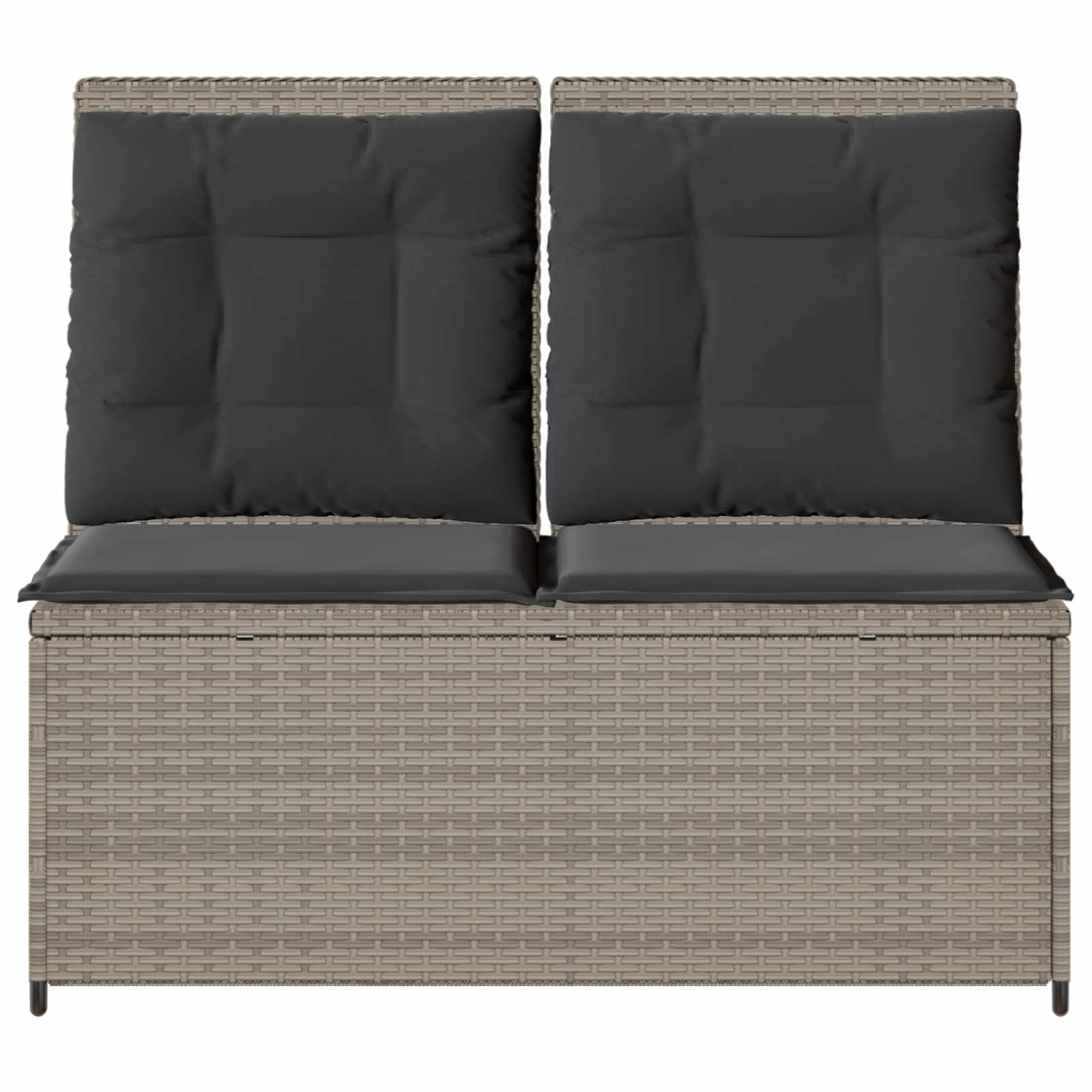 Banc de jardin Gris clair polyrotin - XIOS