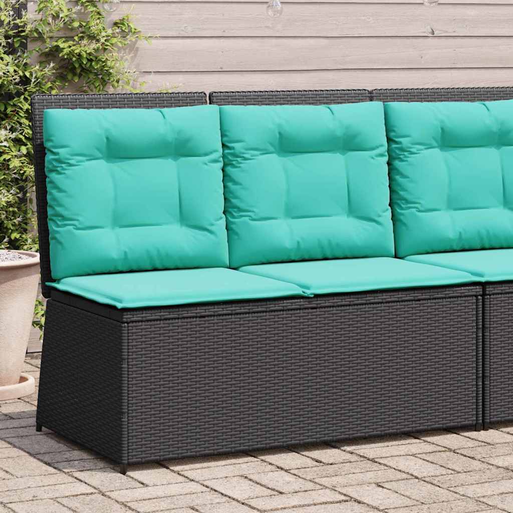 Banc de jardin Noir polyrotin - XIOS