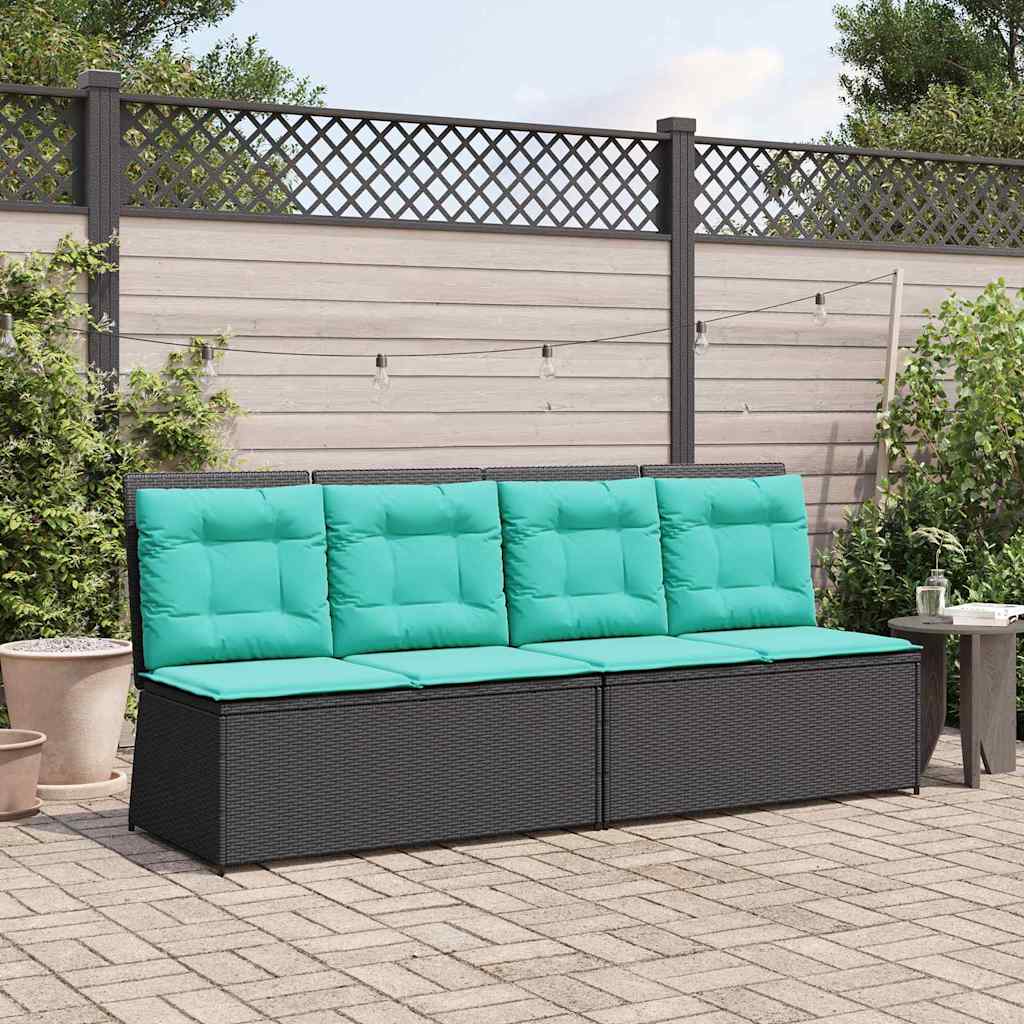 Banc de jardin Noir polyrotin - XIOS
