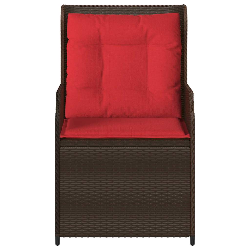 Banc de jardin 2 pcs Marron polyrotin - XIOS