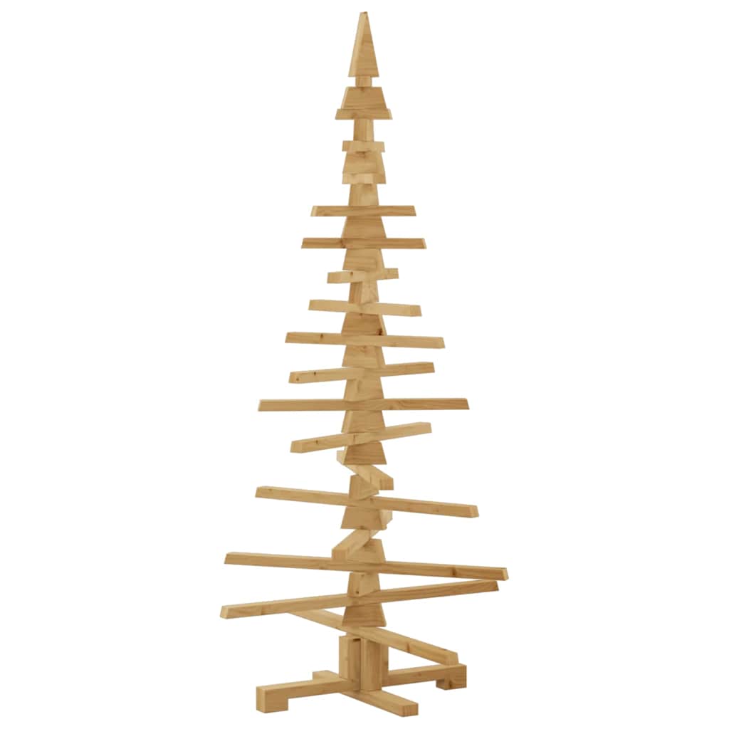Arbre de Noël en bois Marron 150 cm Bois massif en pin - XIOS