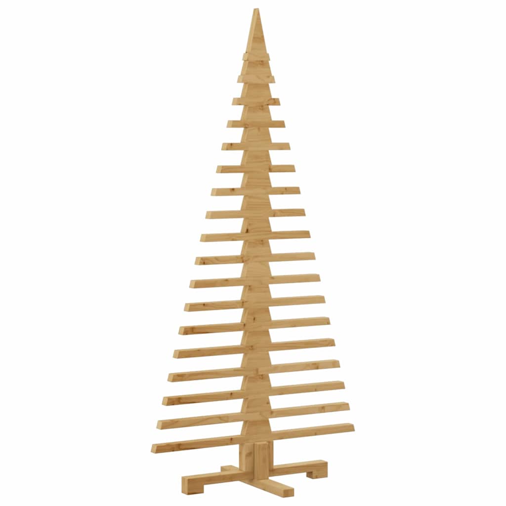 Arbre de Noël en bois Marron 150 cm Bois massif en pin - XIOS