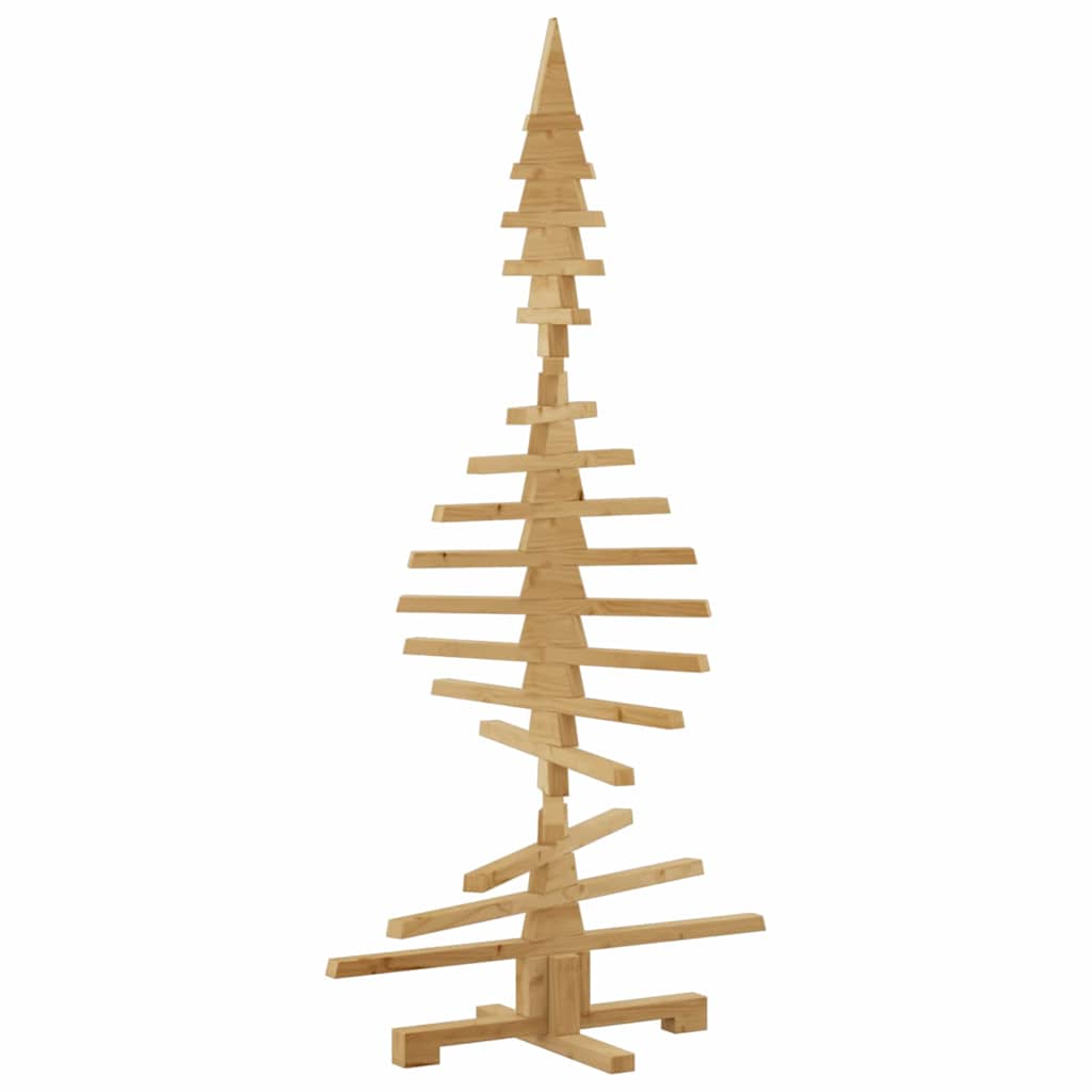 Arbre de Noël en bois Marron 150 cm Bois massif en pin - XIOS