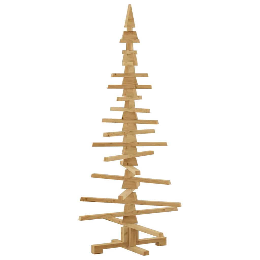 Arbre de Noël en bois Marron 150 cm Bois massif en pin - XIOS