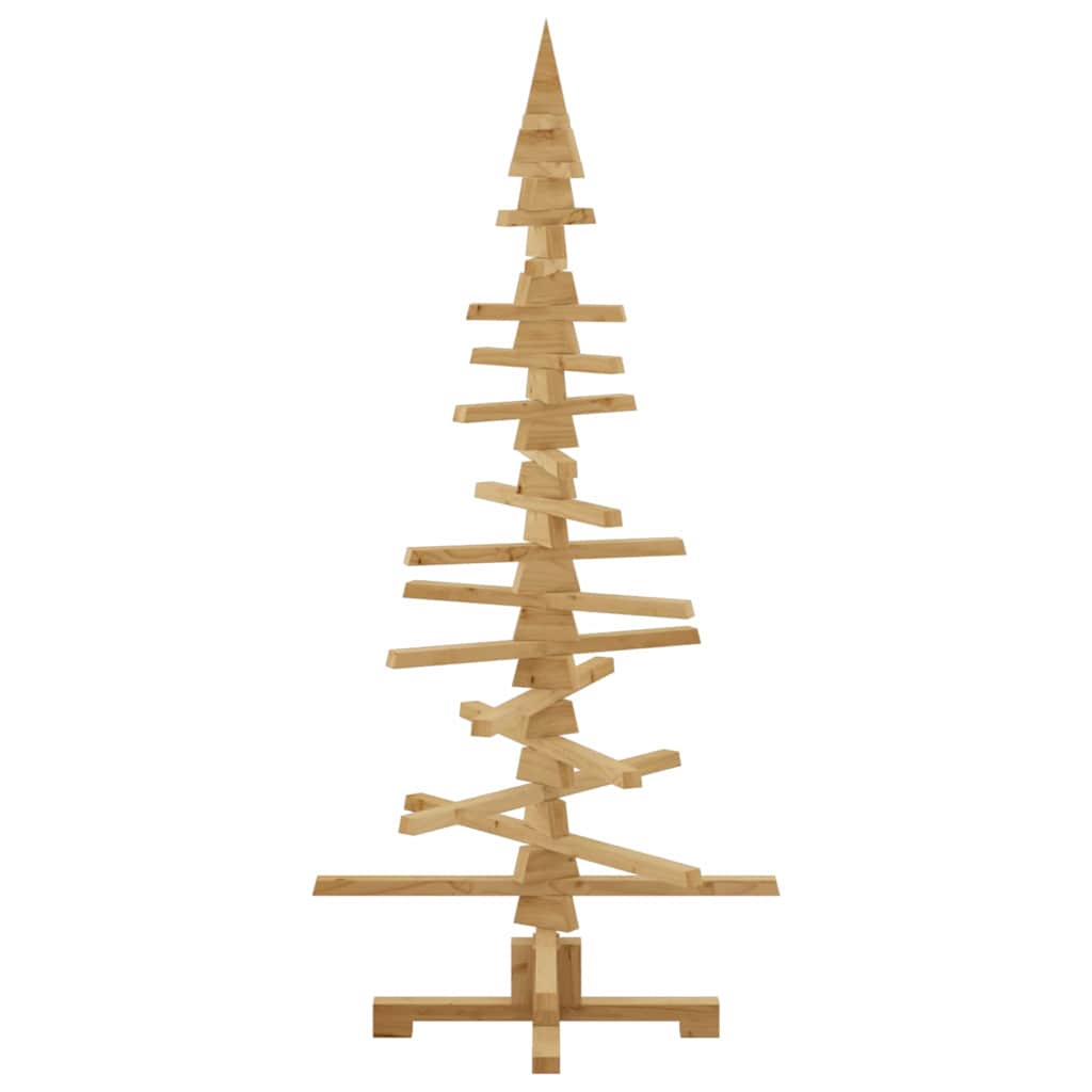 Arbre de Noël en bois Marron 150 cm Bois massif en pin - XIOS
