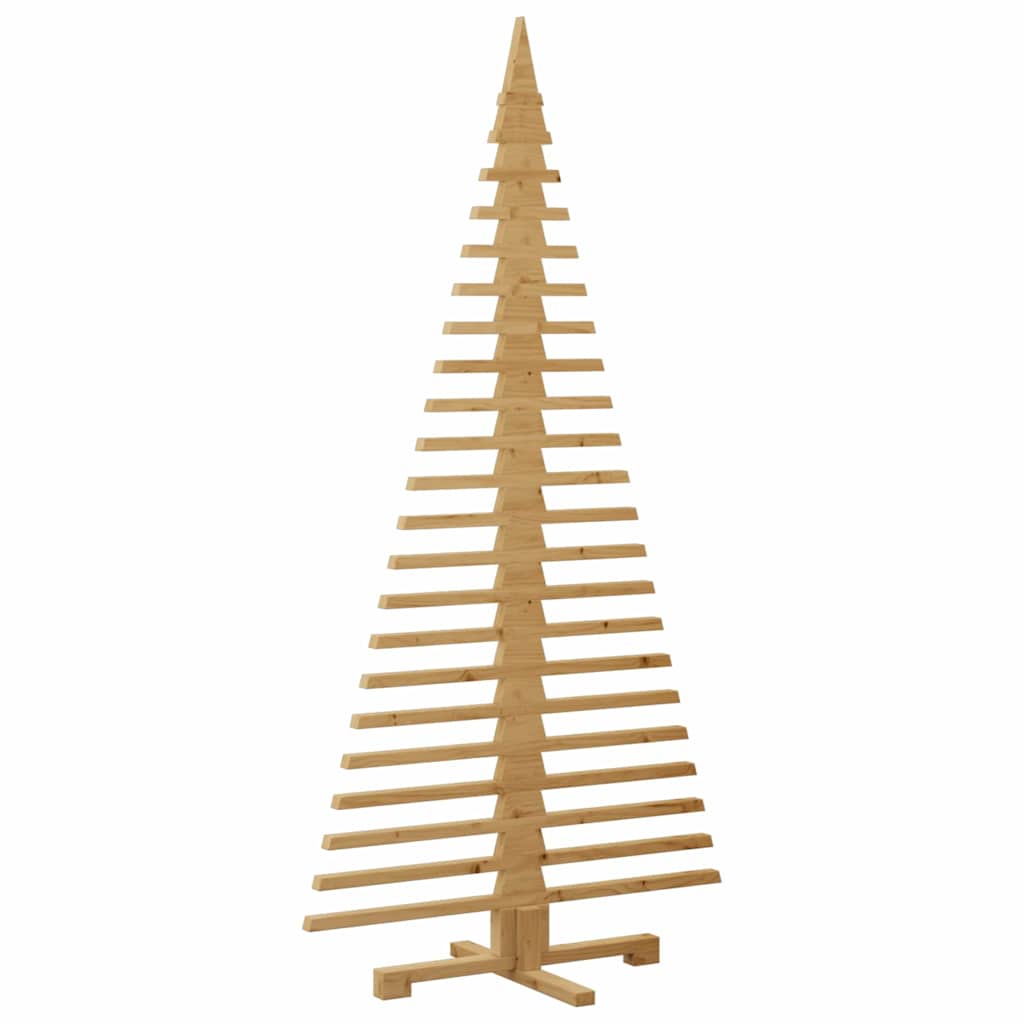 Arbre de Noël en bois Marron 180 cm Bois massif en pin - XIOS