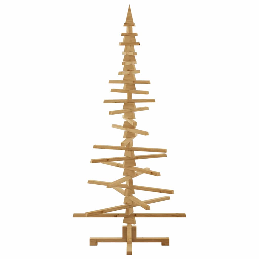 Arbre de Noël en bois Marron 180 cm Bois massif en pin - XIOS