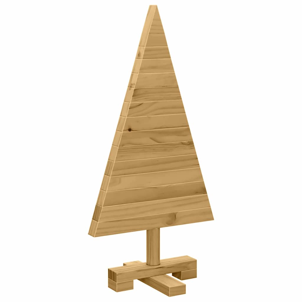 Arbres de Noël avec support Marron 60 cm Bois massif en pin - XIOS