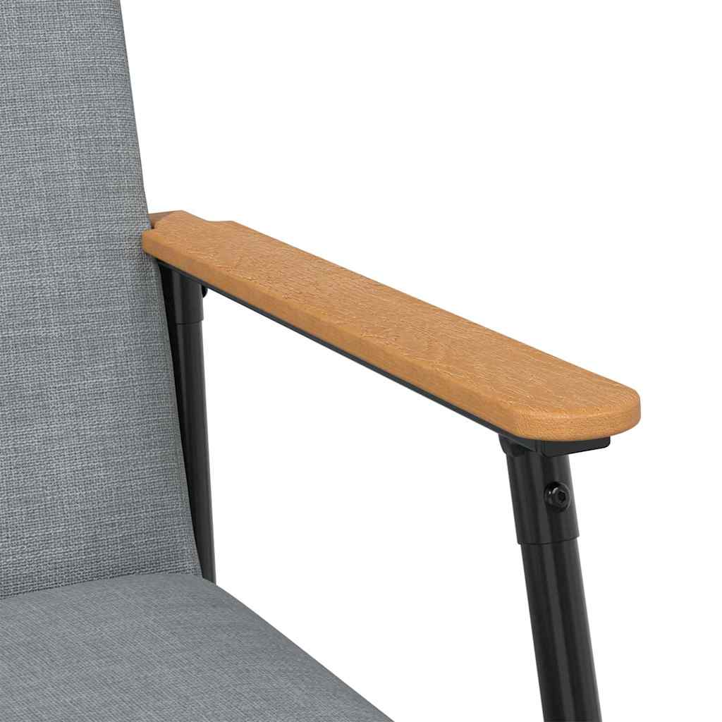 fauteuil Gris clair 59 x 75 x 78 cm tissu - XIOS