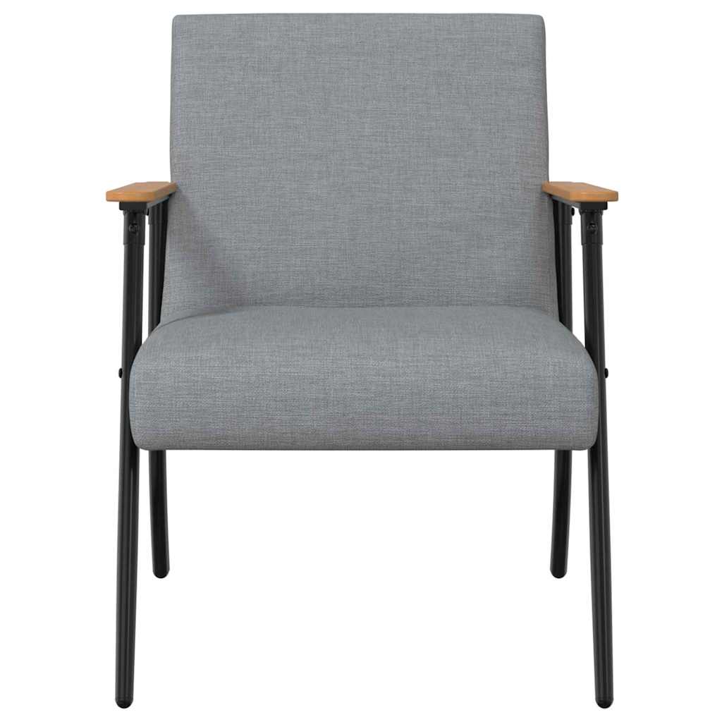 fauteuil Gris clair 59 x 75 x 78 cm tissu - XIOS