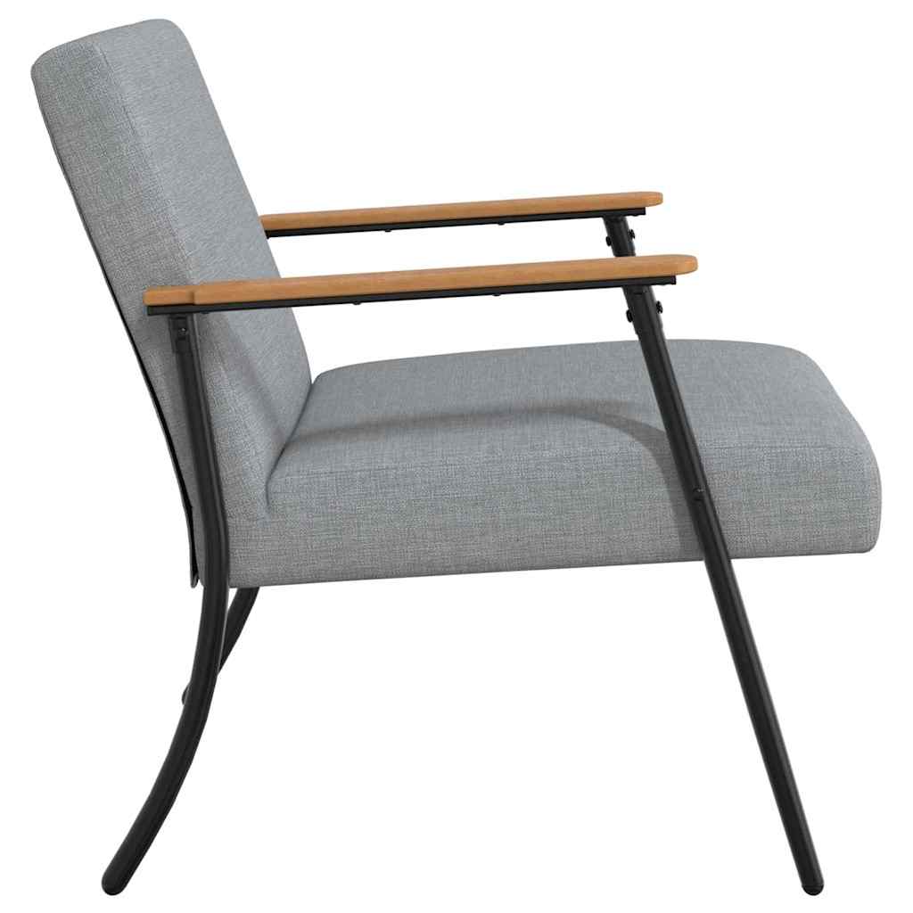 fauteuil Gris clair 59 x 75 x 78 cm tissu - XIOS