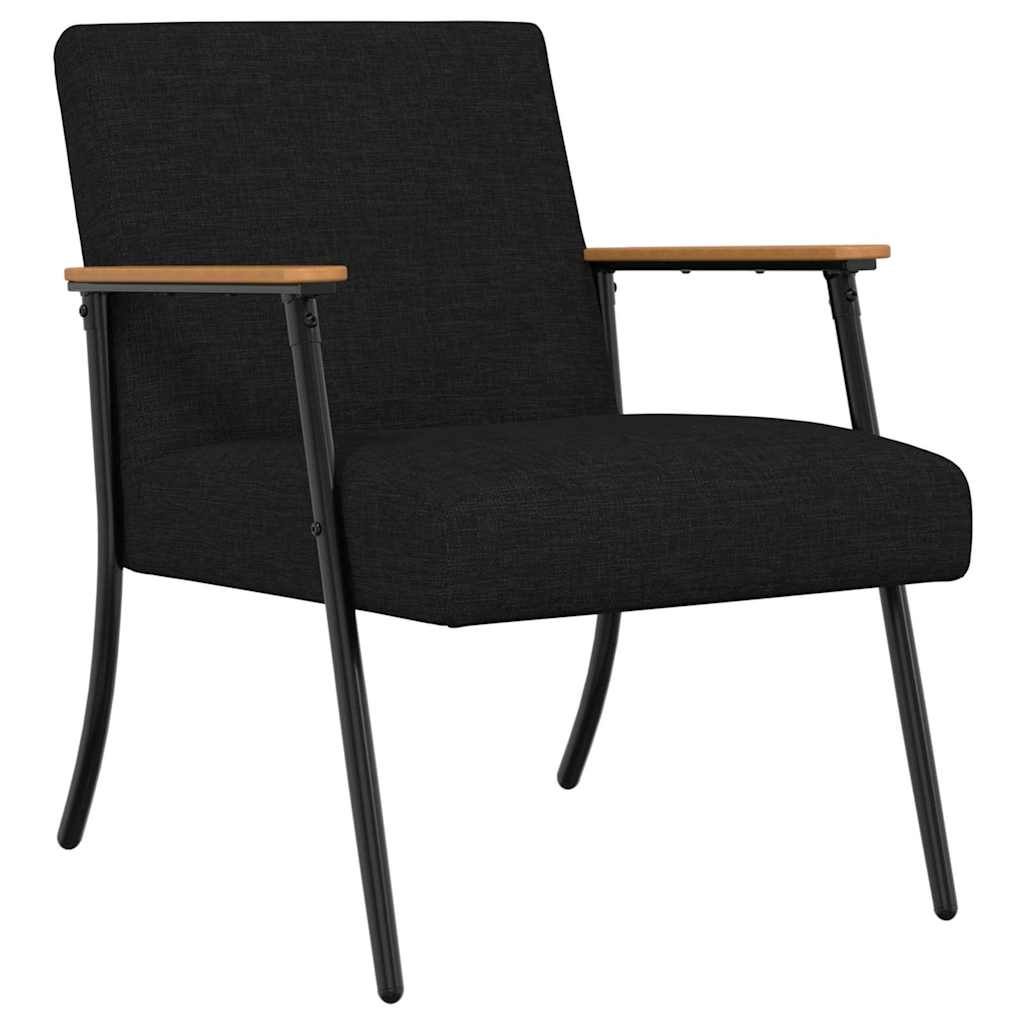 fauteuil Noir 59 x 75 x 78 cm tissu - XIOS