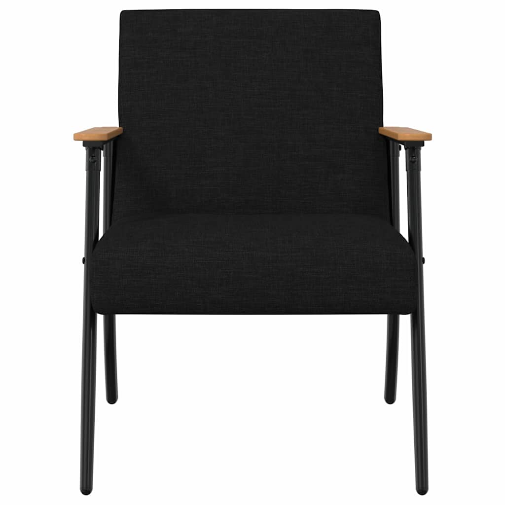 fauteuil Noir 59 x 75 x 78 cm tissu - XIOS