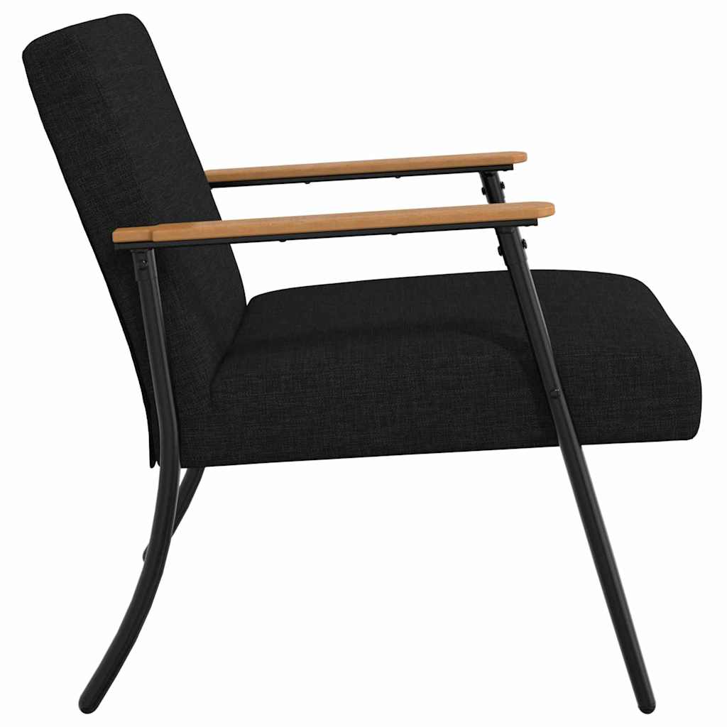 fauteuil Noir 59 x 75 x 78 cm tissu - XIOS