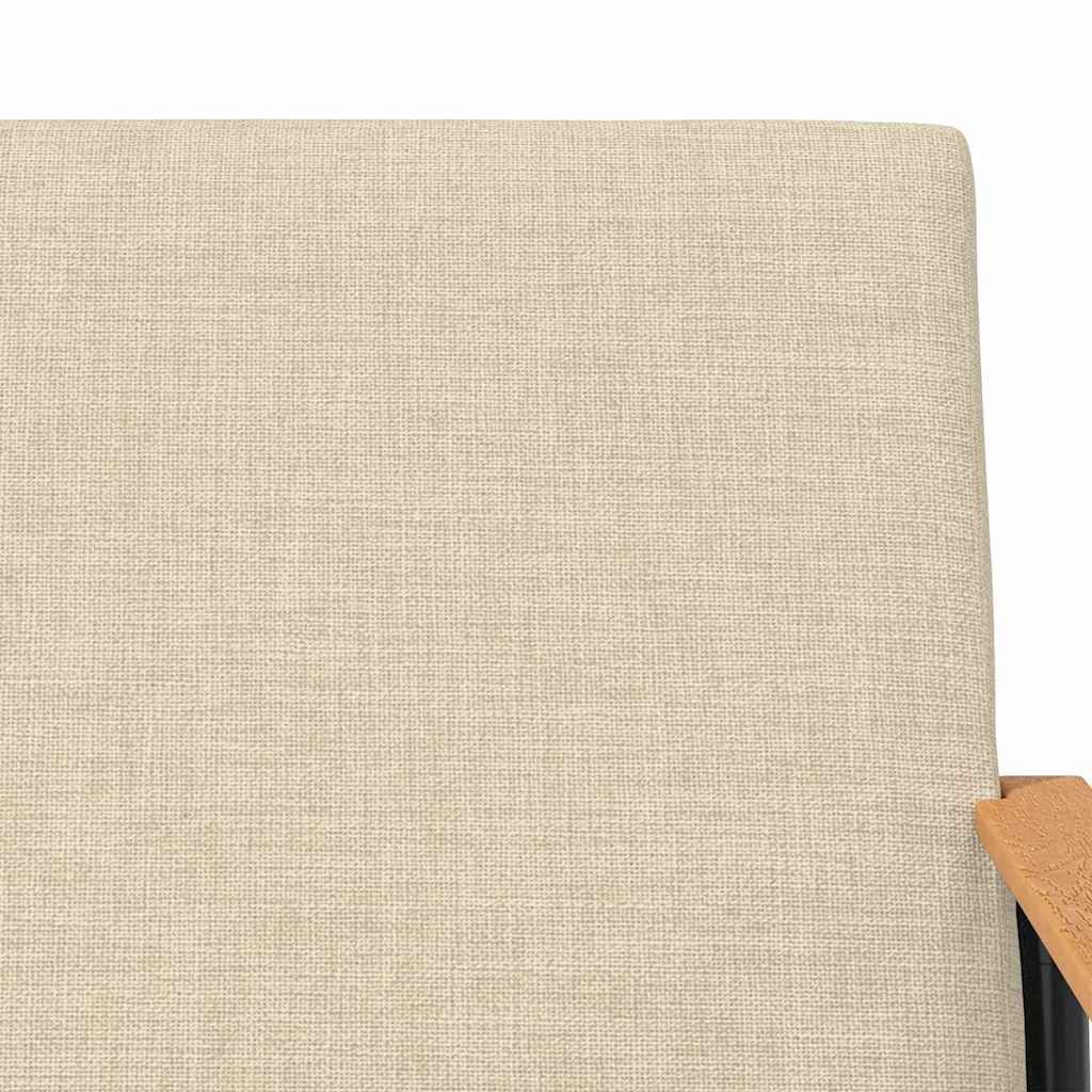 fauteuil Crème 59 x 75 x 78 cm tissu - XIOS