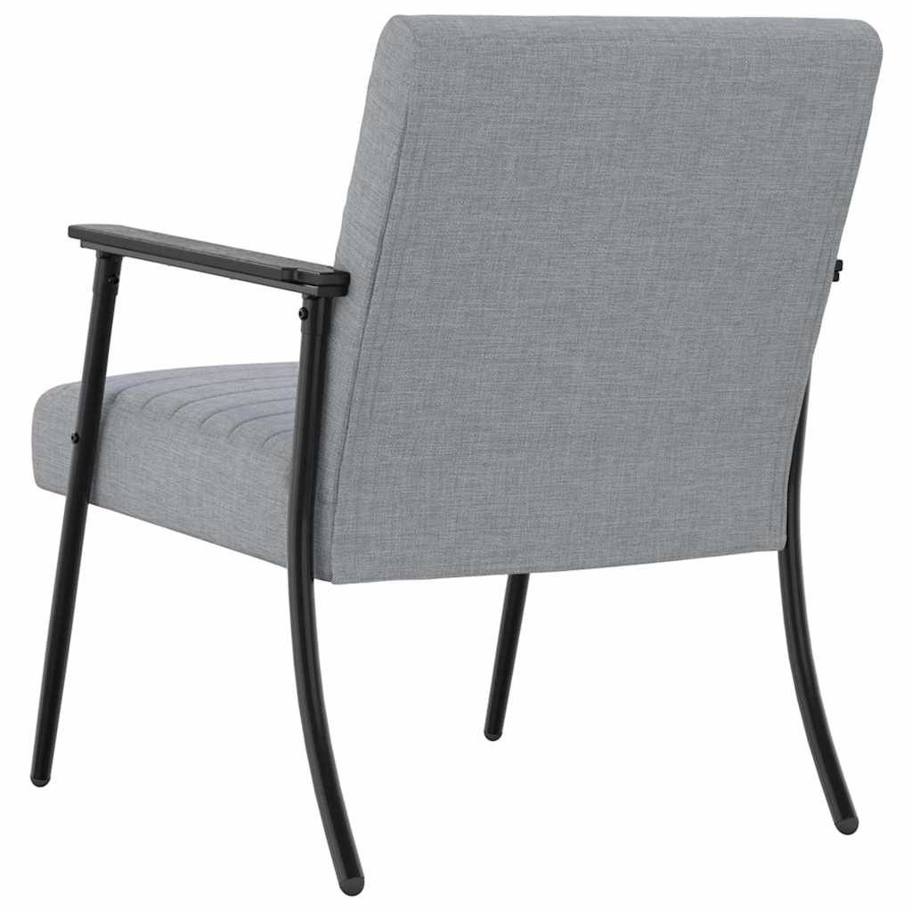 fauteuil Gris clair 59 x 75 x 78 cm tissu - XIOS