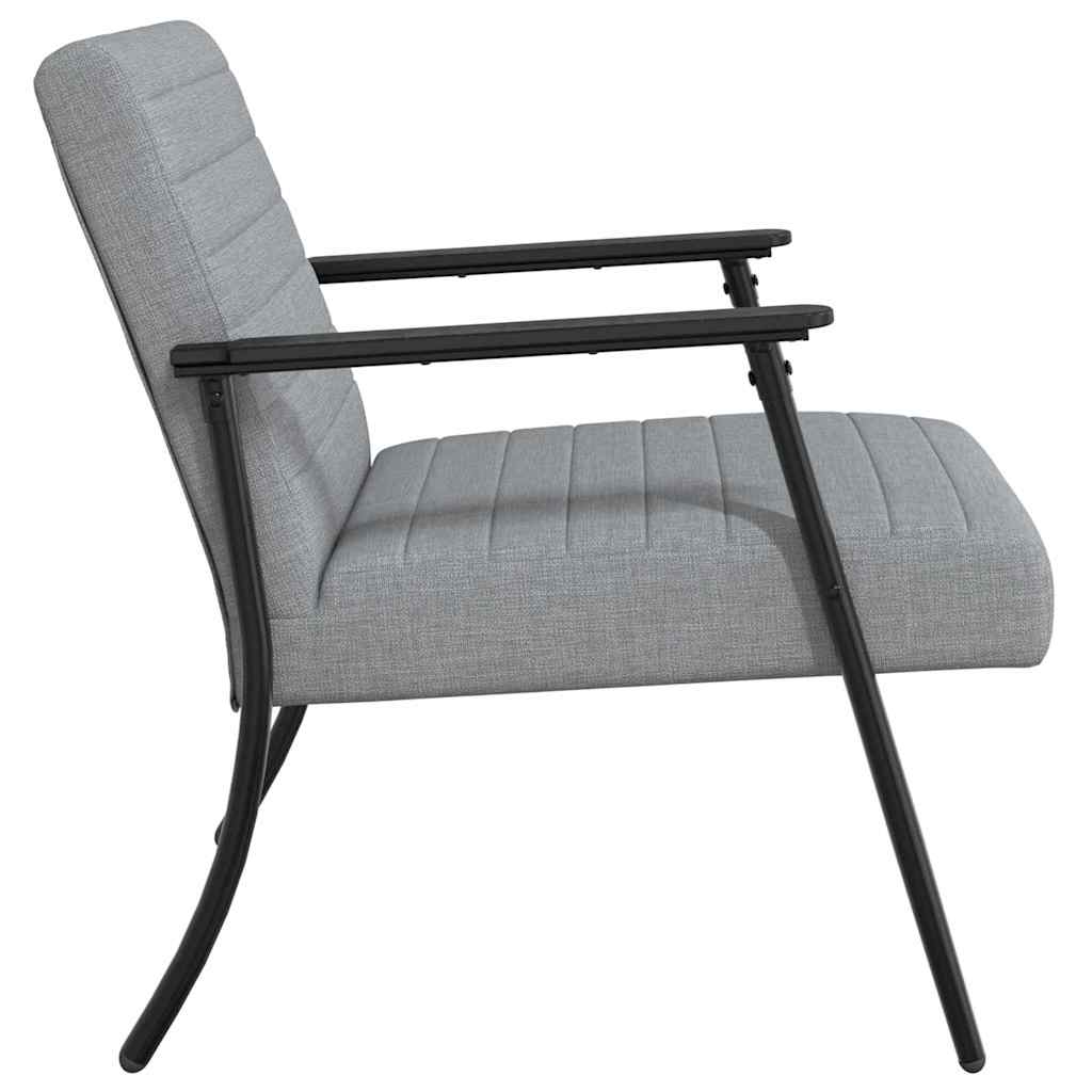 fauteuil Gris clair 59 x 75 x 78 cm tissu - XIOS
