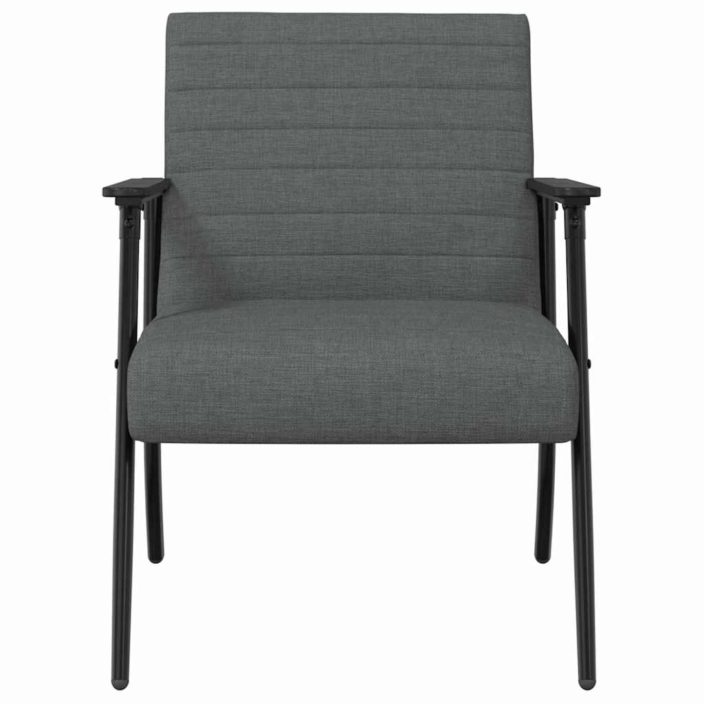 fauteuil Gris foncé 59 x 75 x 78 cm tissu - XIOS