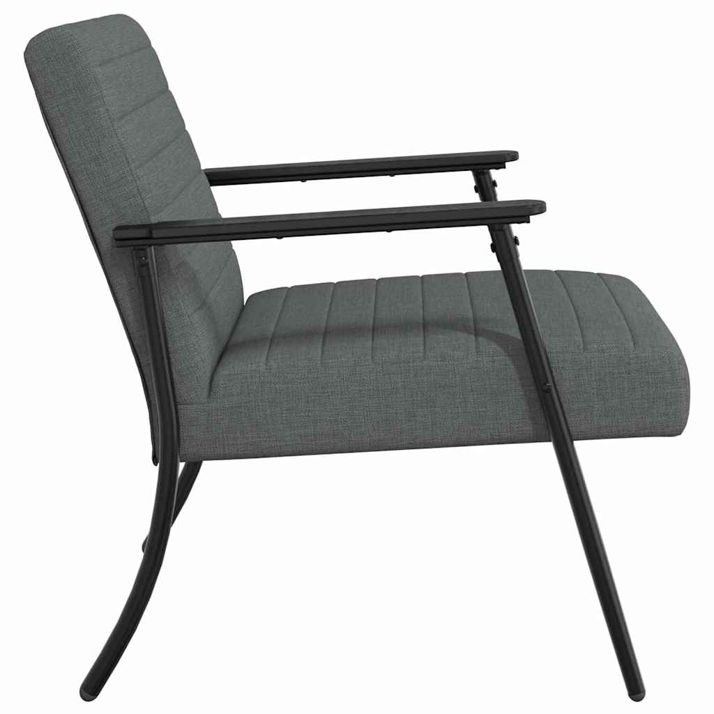 fauteuil Gris foncé 59 x 75 x 78 cm tissu - XIOS