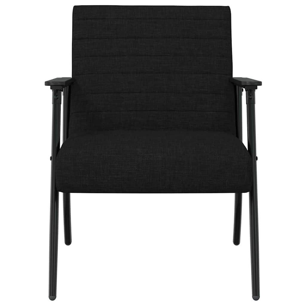 fauteuil Noir 59 x 75 x 78 cm tissu - XIOS
