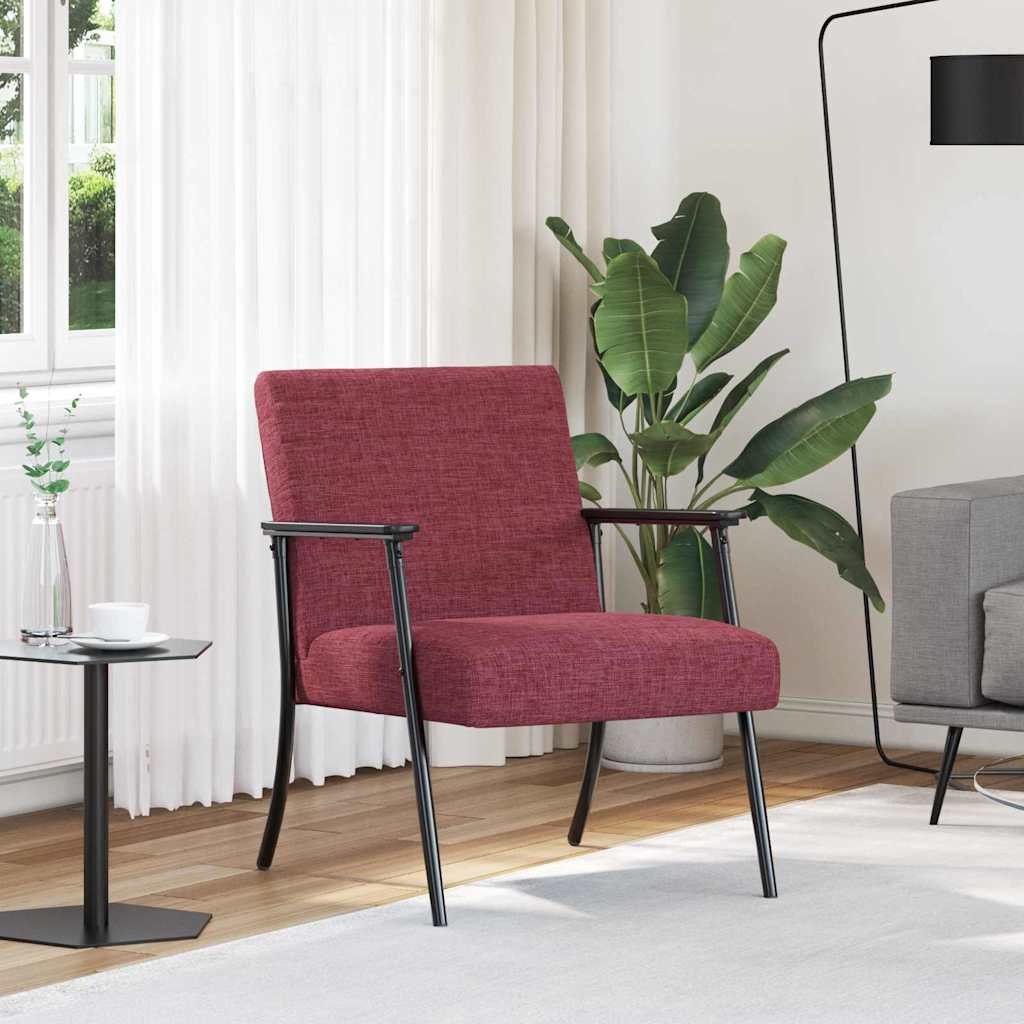 fauteuil Bordeaux 59 x 75 x 78 cm tissu - XIOS