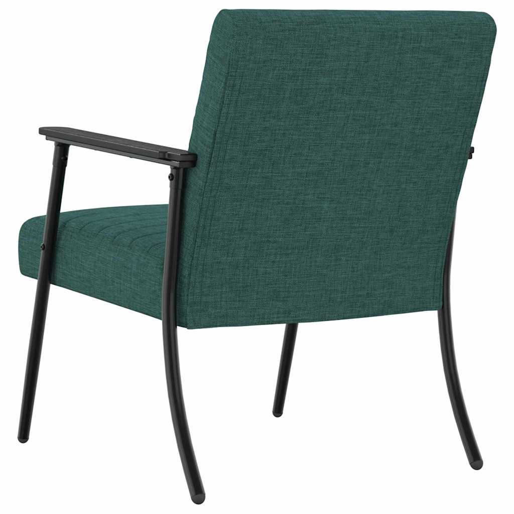 fauteuil Vert foncé 59 x 75 x 78 cm tissu - XIOS