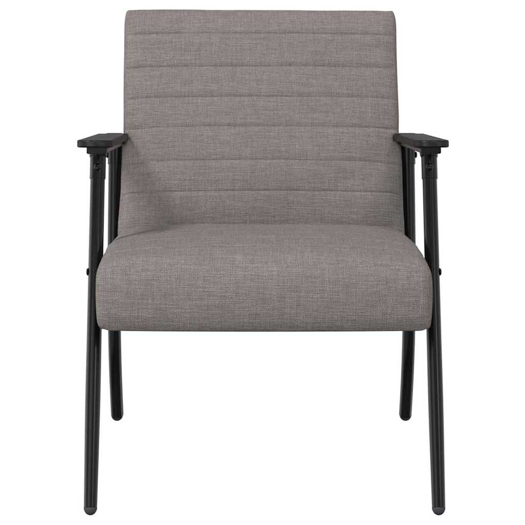 fauteuil Taupe 59 x 75 x 78 cm tissu - XIOS