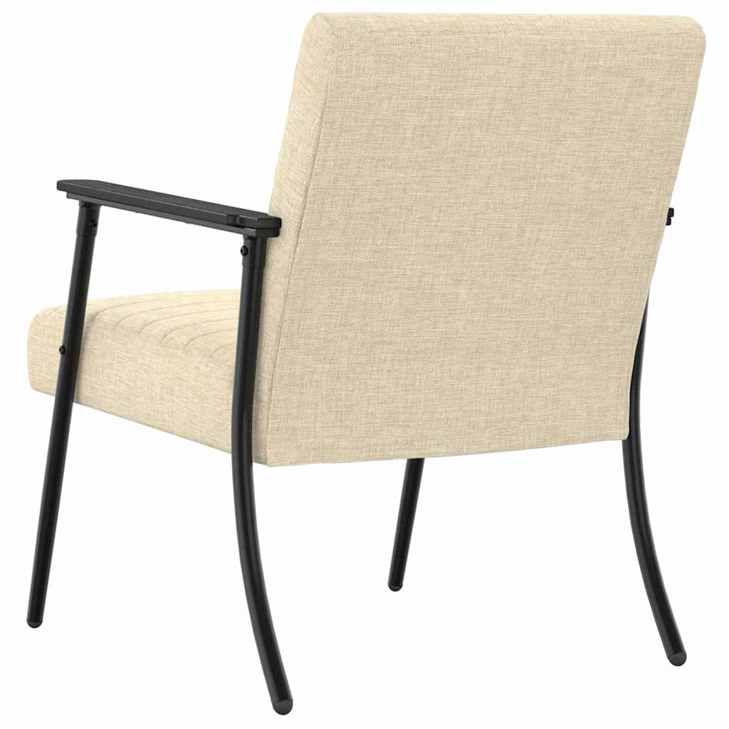 fauteuil Crème 59 x 75 x 78 cm tissu - XIOS