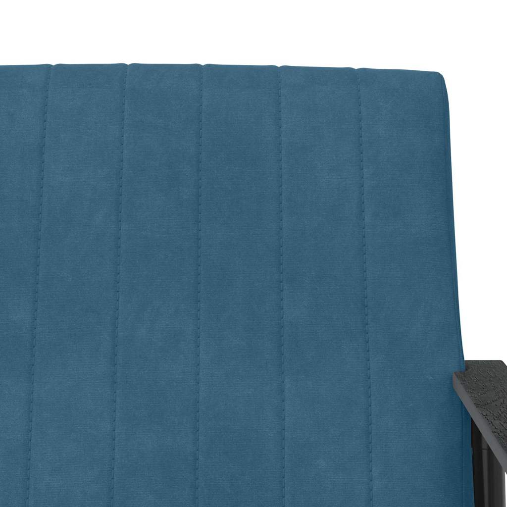 fauteuil Bleu 59 x 75 x 78 cm Velours - XIOS