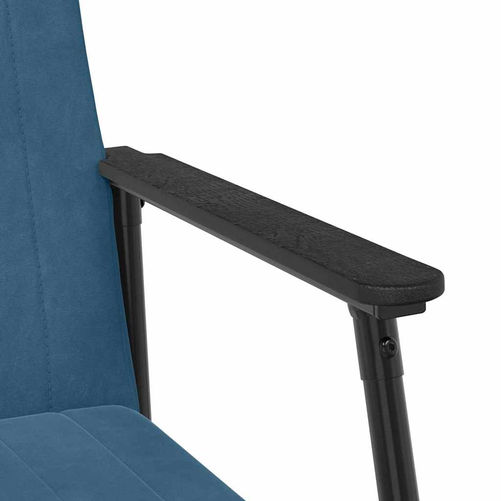 fauteuil Bleu 59 x 75 x 78 cm Velours - XIOS