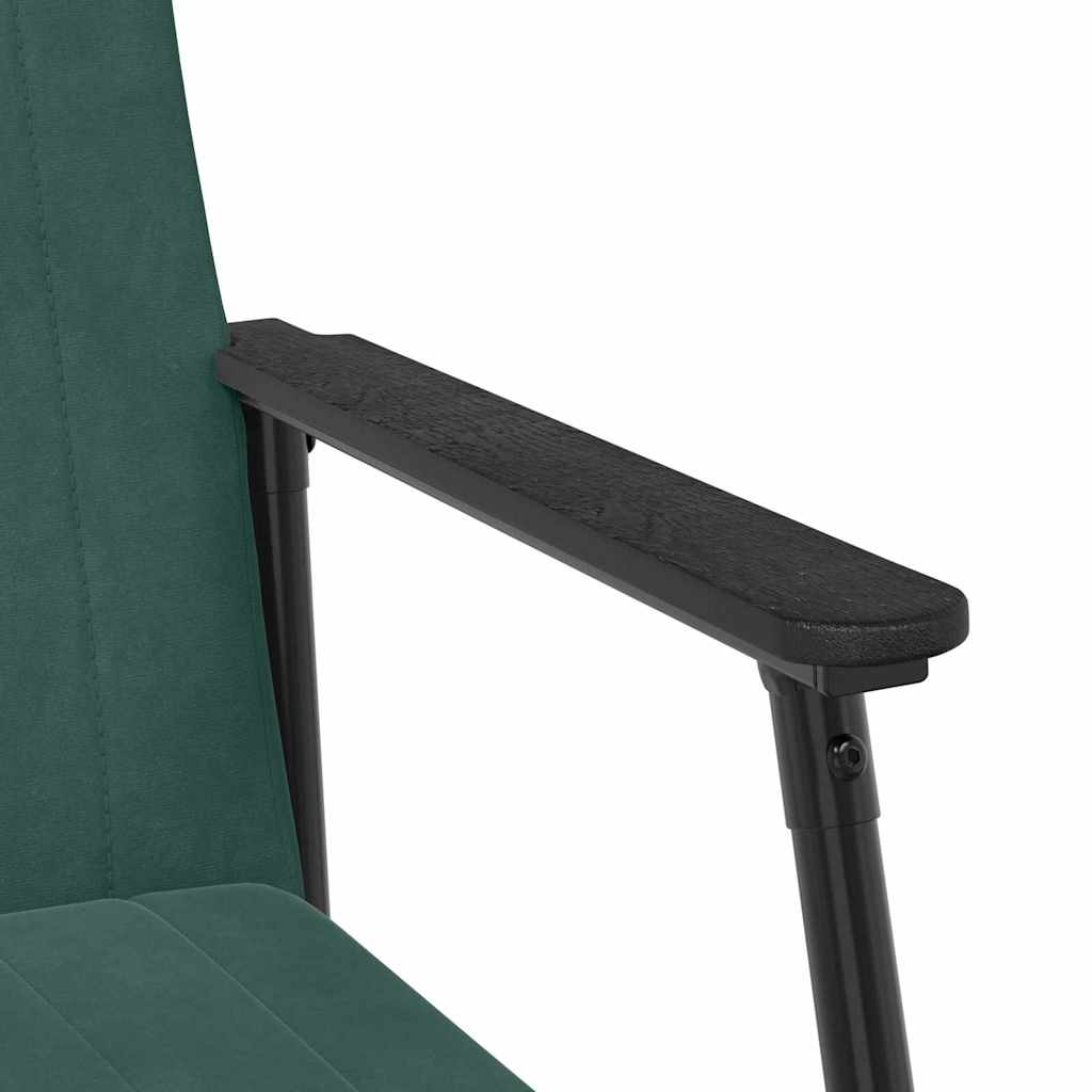 fauteuil Vert foncé 59 x 75 x 78 cm Velours - XIOS