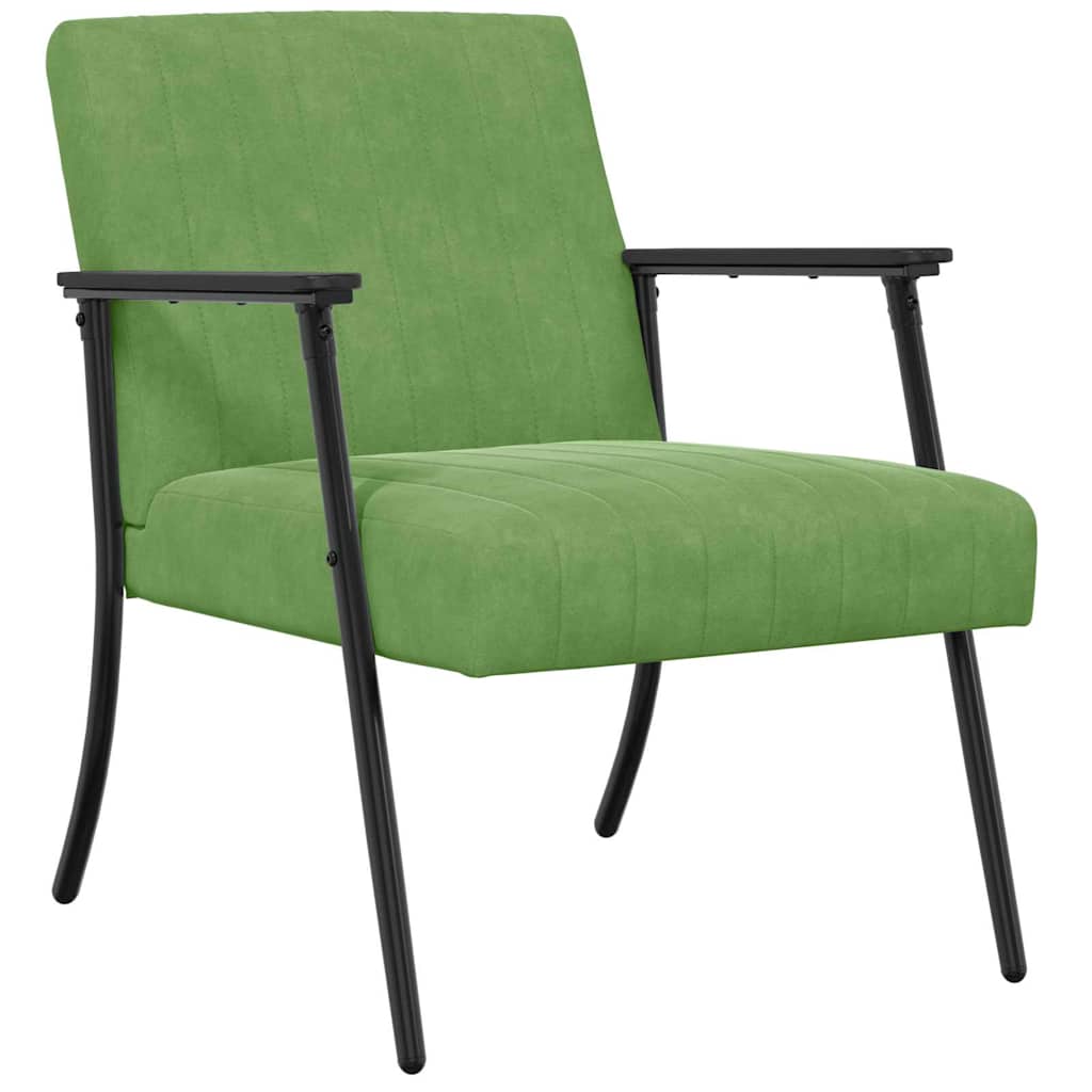 fauteuil Vert clair 59 x 75 x 78 cm Velours - XIOS