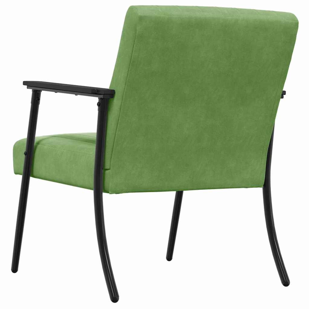 fauteuil Vert clair 59 x 75 x 78 cm Velours - XIOS