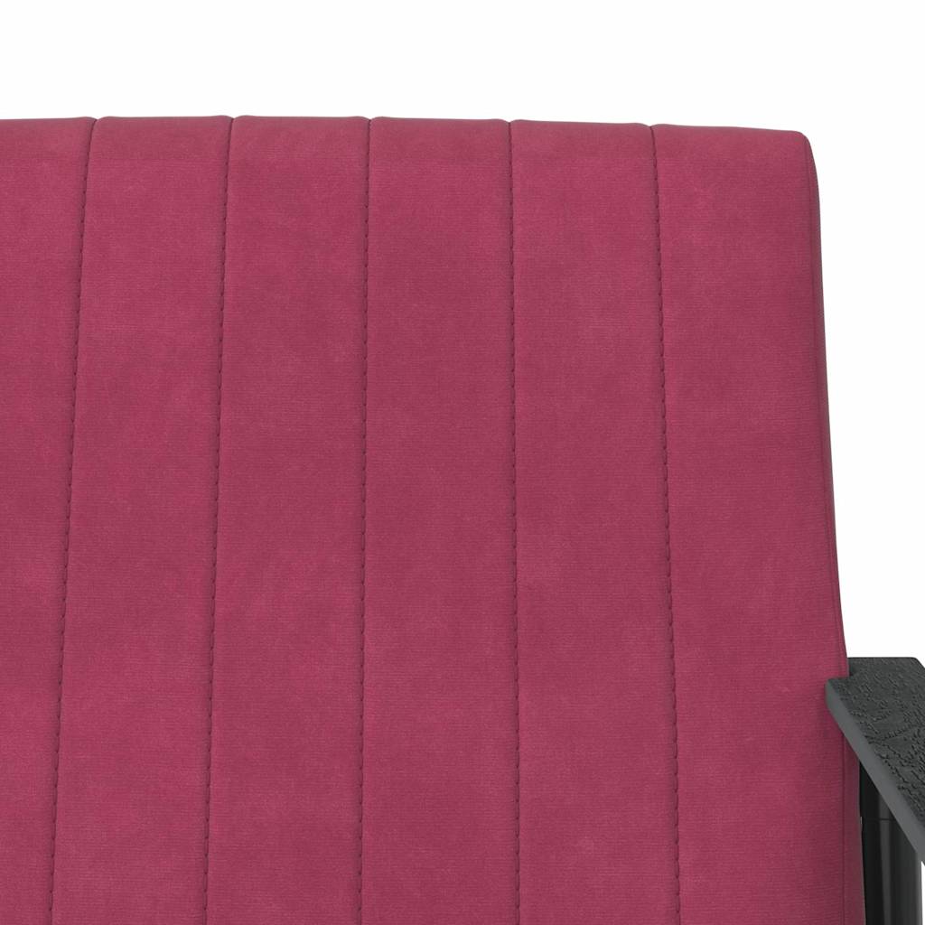 fauteuil Bordeaux 59 x 75 x 78 cm Velours - XIOS