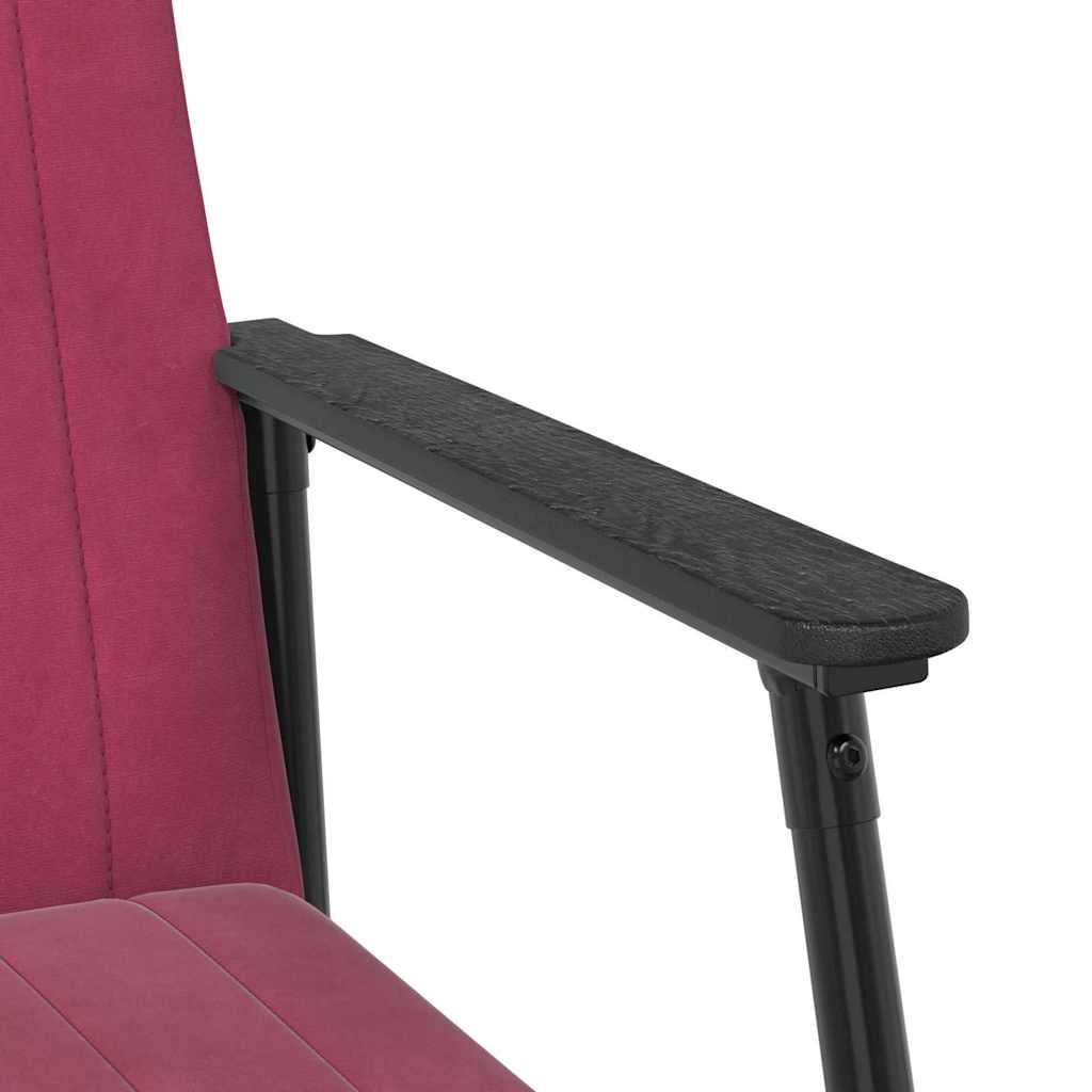 fauteuil Bordeaux 59 x 75 x 78 cm Velours - XIOS