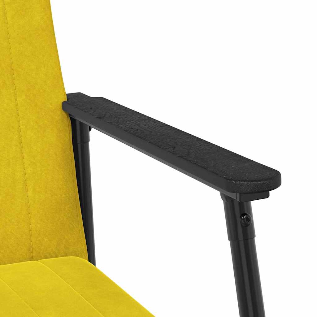 fauteuil Jaune 59 x 75 x 78 cm Velours - XIOS