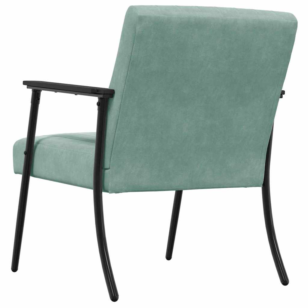 fauteuil Vert Mer 59 x 75 x 78 cm Velours - XIOS