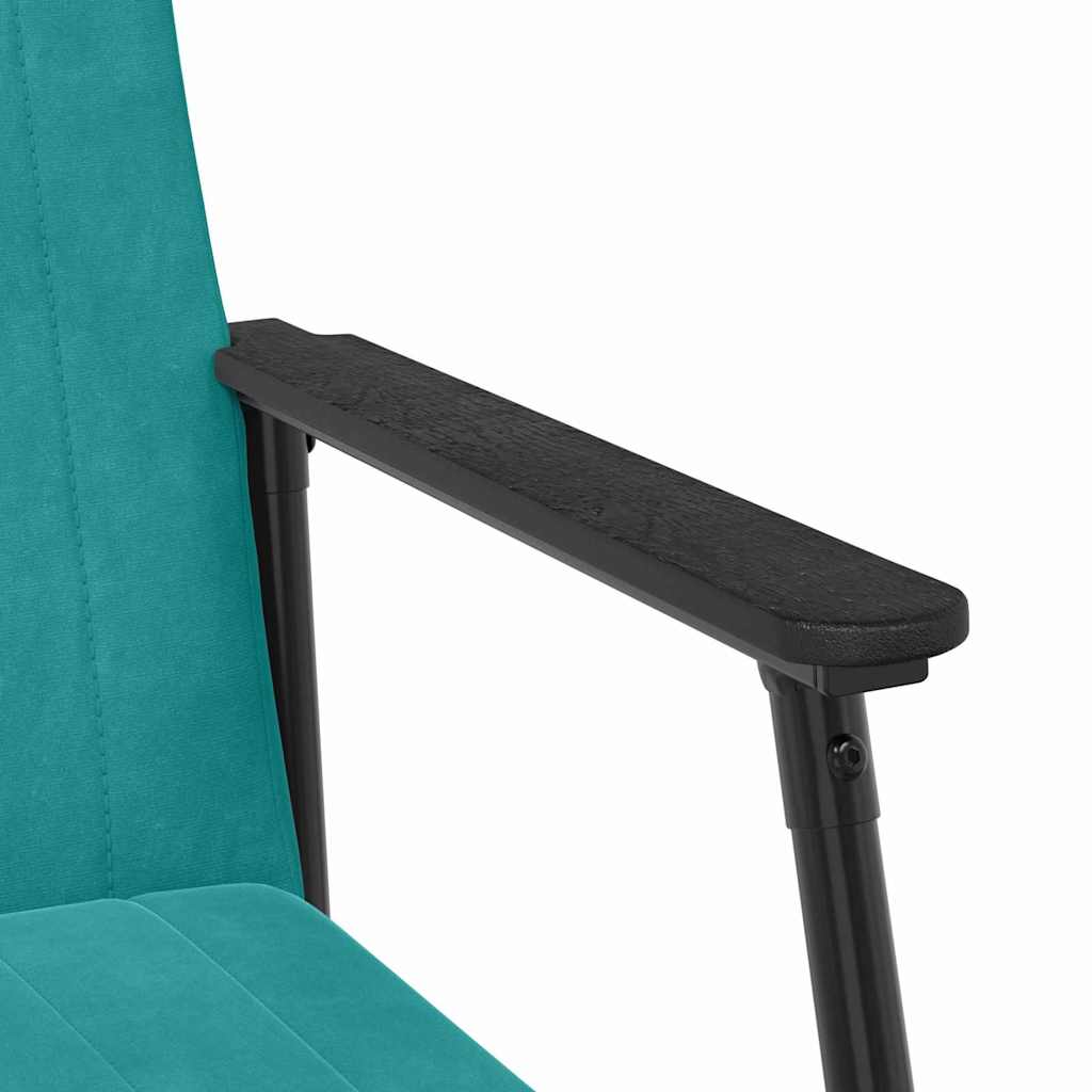 fauteuil Turquoise 59 x 75 x 78 cm Velours - XIOS