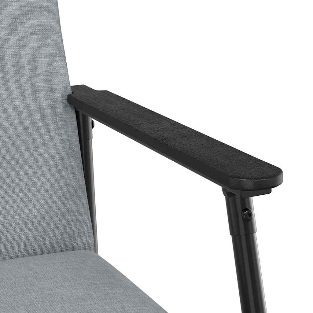 fauteuil Gris clair 59 x 75 x 78 cm tissu - XIOS