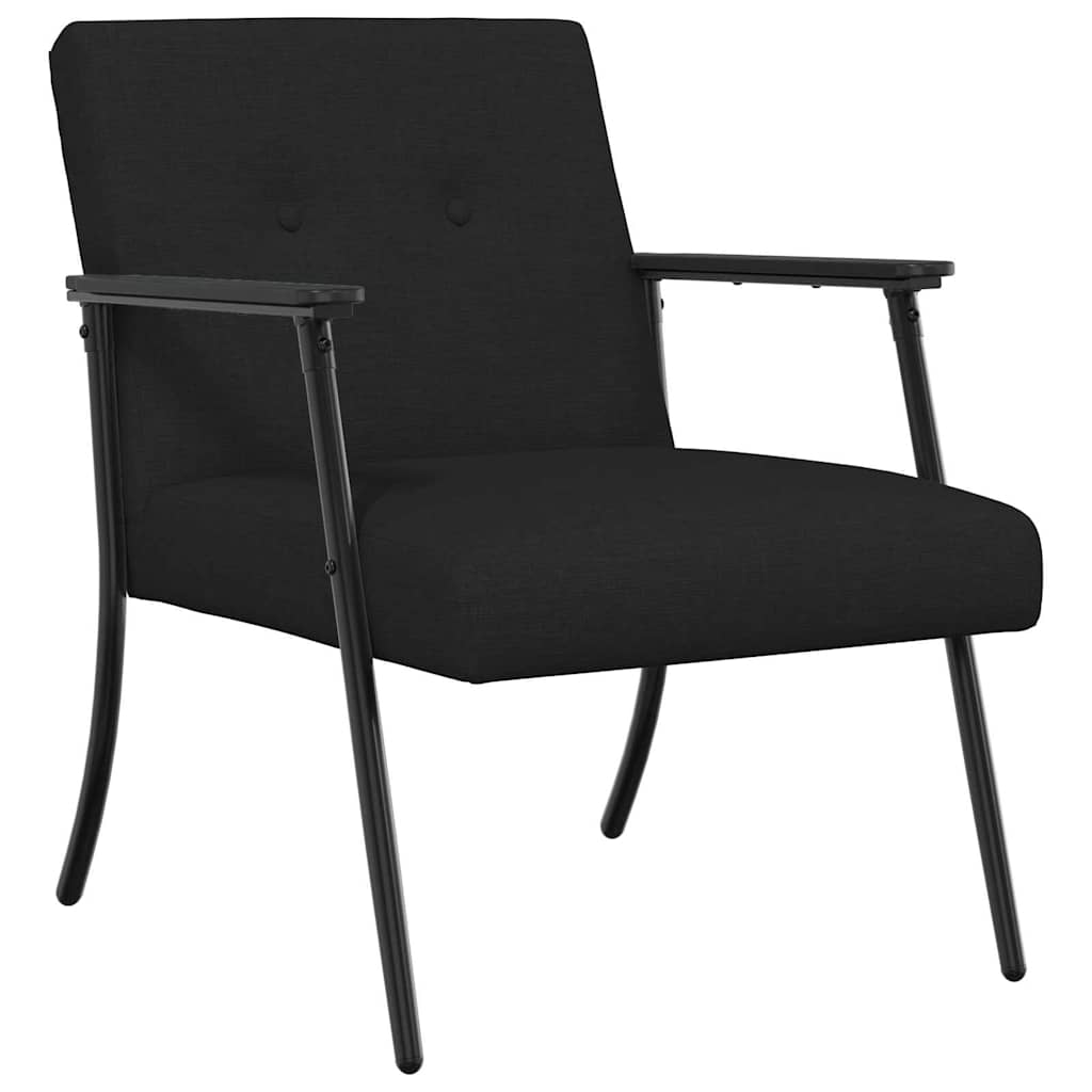 fauteuil Noir 59 x 75 x 78 cm tissu - XIOS