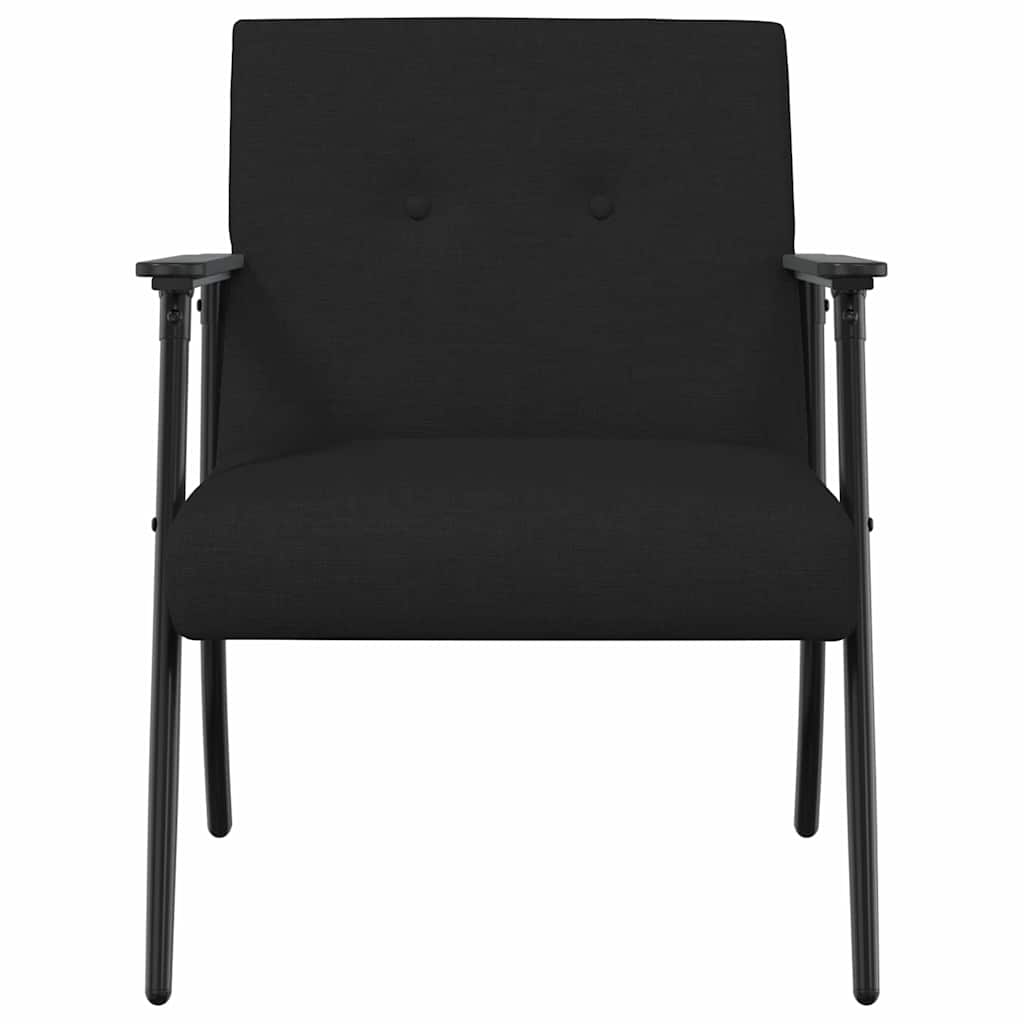 fauteuil Noir 59 x 75 x 78 cm tissu - XIOS